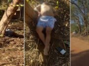 10:40 –
Homem é assassinado com tiros na cabeça e corpo é encontrado em árvore