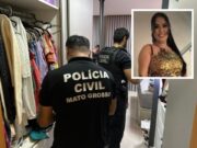 07:58 –
Mulher de faccionado morto queimado em MT é presa horas antes de fazer lipo em cidade de Minas Gerais