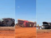 14:20 –
Motorista morre após carro rodar na pista e colidir com carreta na BR-163
