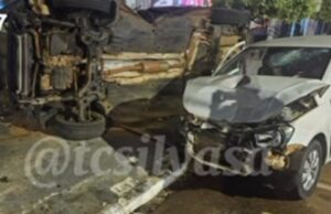 17:50 –
Acidente entre Gol e Polo deixa uma pessoa ferida; PM foi acionada