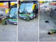 07:23 –
Mulher é atropelada por ônibus ao atravessar na frente do veículo dentro da Rodoviária do Coxipó; veja vídeo