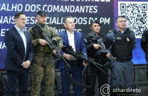 15:31 –
Só as polícias de MT e de SP têm armas desse nível, diz Mauro Mendes ao entregar fuzis israelenses