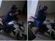 Câmera de segurança filma homem e médica trocando carícias