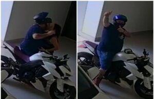 Câmera de segurança filma homem e médica trocando carícias