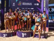 Thâmela/Vic e Arthur/Adrielson são campeões da 5ª Etapa do Circuito Brasileiro de Vôlei de Praia, em Cuiabá (MT)
