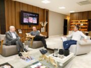 Governador, vice e prefeito articulam novas obras para Cuiabá