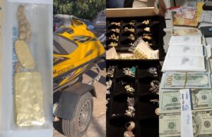 Polícia apreende jet ski, joias e barras de ouro nas casas de alvos