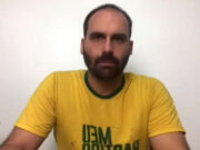Eduardo Bolsonaro comemora punição a Moraes nos EUA
