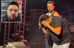 Homem que arremessou lata em vocalista de banda é preso