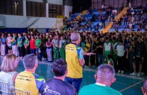 Mais de 1.400 atletas participam da abertura dos Jogos Escolares e Jogos Estudantis de Seleções Mato-grossenses em Lucas
