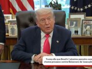 Trump diz Brasil é ‘péssimo parceiro comercial’ e defende Bolsonaro