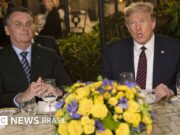 Trump e Bolsonaro: americano critica Brasil e diz que há ‘execução política’ contra ex-presidente