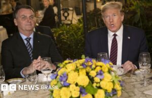 Trump e Bolsonaro: americano critica Brasil e diz que há ‘execução política’ contra ex-presidente