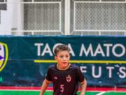 Bola rola pela Taça Mato Grosso de Futsal Sub-13 em Sinop