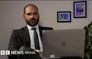 Eduardo Bolsonaro à BBC: Motta e Alcolumbre já estão no radar de Trump para sanções