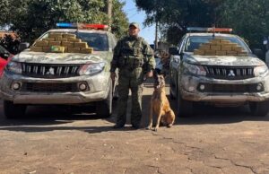 Gefron intercepta ônibus para pacientes com 50 quilos de cocaína