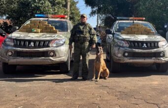 Gefron intercepta ônibus para pacientes com 50 quilos de cocaína