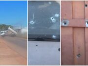 Loja é cravada de tiros após dono cobrar limpeza de terreno