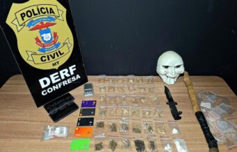 Polícia prende integrantes de facção criminosa e fecha boca de fumo em MT