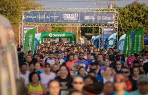 Mais de 1.300 corredores participam da Corrida de Inverno e arrecadam mais de 1 tonelada de ração em Lucas