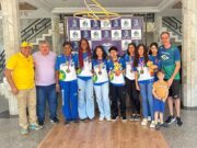 Seleção de basquete de Mato Grosso, campeã dos Jogos da Juventude, são recebidas por autoridades de Barra do Garças