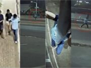 Vídeo mostra jovens destruindo câmera de MT; trio é apreendido