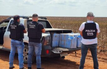 Polícia prende suspeito em flagrante com 240 tabletes de maconha