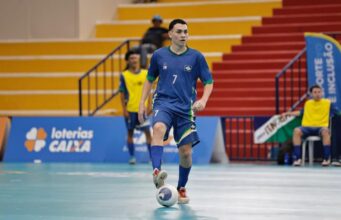 Com hat-trick, Luiz Henrique leva Mato Grosso ao título da 2ª divisão do futsal nos Jogos da Juventude CAIXA