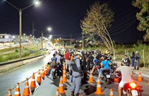 Lei Seca para motociclistas termina com um preso e 64 motos removidas
