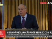 Mauro Vieira se reúne com Rubio e diz que conversa foi 'muito produtiva'