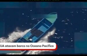 EUA bombardeiam barco no Pacífico, perto da América do Sul, pela 1ª vez