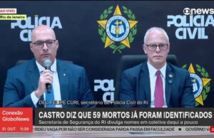 Polícia do RJ identifica 99 mortos, 42 com mandado de prisão em aberto