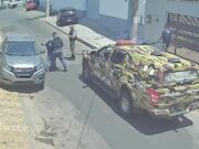Polícia prende suspeito que tentou invadir casa e furtar carro; vídeo
