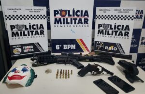 Polícia atua em guerra de facções, prende dois e apreende armas
