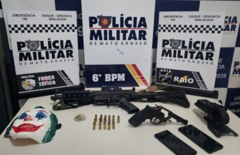 Polícia atua em guerra de facções, prende dois e apreende armas