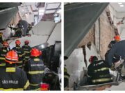 Parte do restaurante do chef Fogaça desaba após explosão de gás no Centro de SP