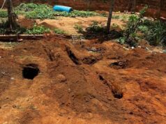 Polícia localiza cadáver enterrado em quintal de casa e prende três