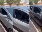 Vídeo mostra sequência de carros furtados em bairro nobre; veja