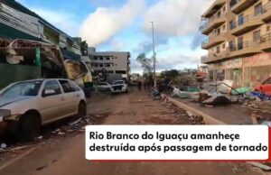 Tornado que atingiu PR é classificado como EF3, confirma Simepar