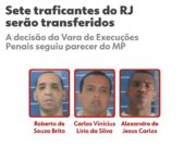 Sete chefes do tráfico são transferidos em comboio para presídios federais