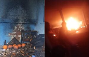 Templo de Quimbanda é invadido e incendiado em Cuiabá; vídeo