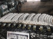 Polícia flagra Hilux com explosivos a caminho de garimpo em MT