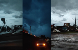 Tornado causa destruição e deixa feridos em Rio Bonito do Iguaçu (PR)