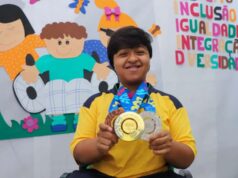 Paratleta várzea-grandense conquista três medalhas no Chile