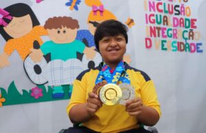 Paratleta várzea-grandense conquista três medalhas no Chile