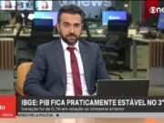 PIB brasileiro fica estável e cresce 0,1% no 3º trimestre, diz IBGE