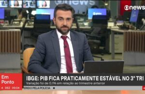 PIB brasileiro fica estável e cresce 0,1% no 3º trimestre, diz IBGE