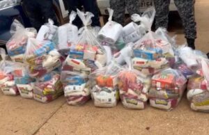 Adolescente é conduzido pela PM com 25 cestas de facção em MT