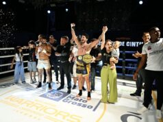 Matheus Gomes domina a disputa e fica com o cinturão do MT Warriors Championship