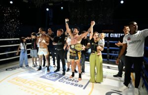 Matheus Gomes domina a disputa e fica com o cinturão do MT Warriors Championship